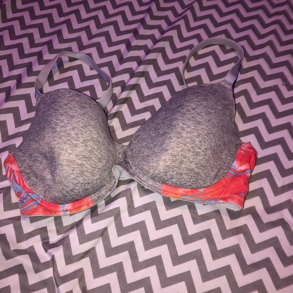 Pink bra